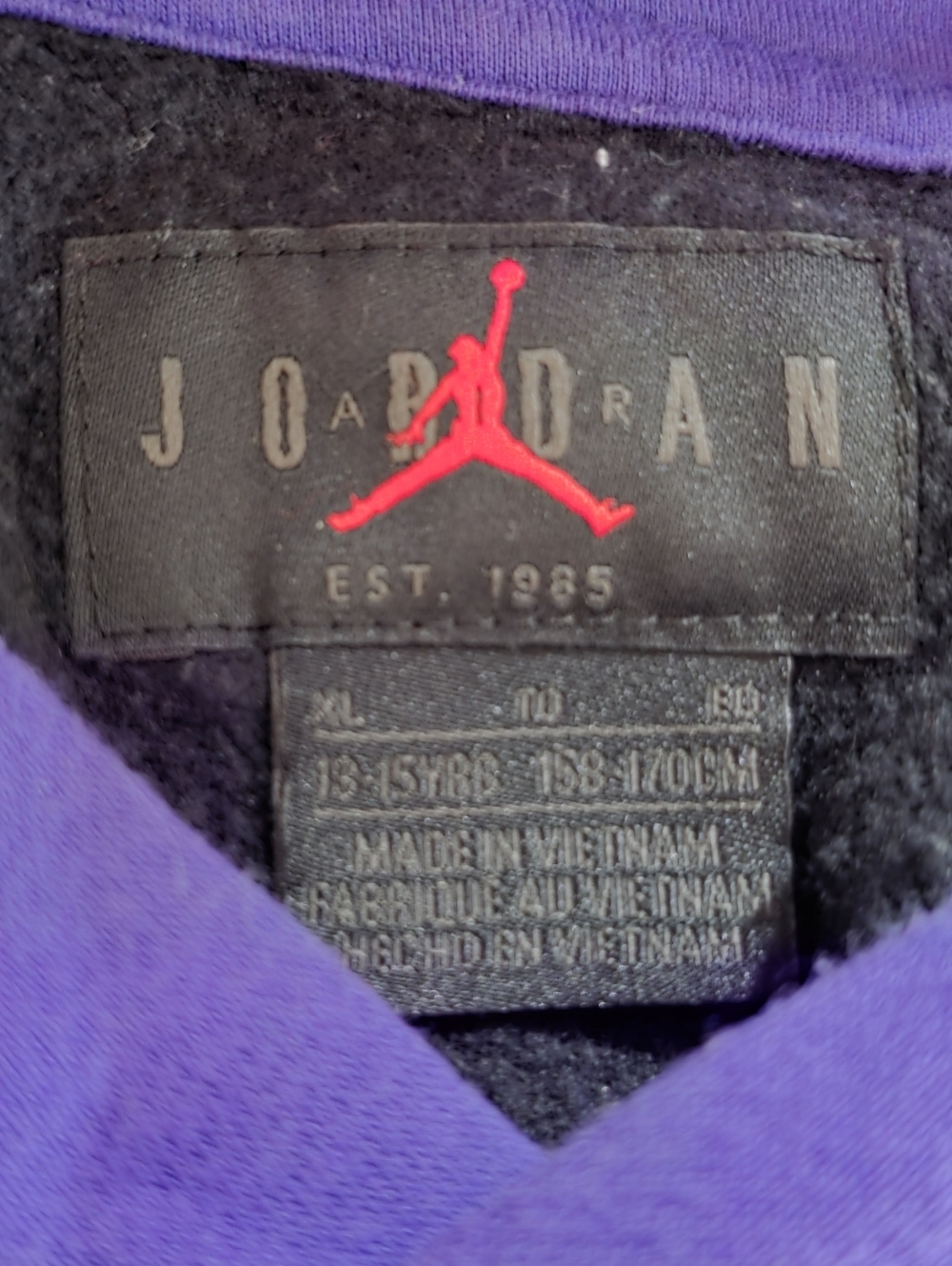 Air Jordan Jumpman Pull Over Hoodie Youth XL Hooded Sweatshirt Colorblock - Picture 7 of 8